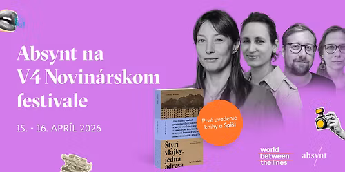 Absynt na V4 Novin\u00e1rskom festivale