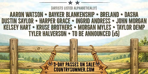 Aaron Watson @ Country Summer Music Festival