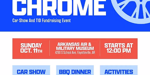 Smoke \u2018N\u2019 Chrome Car Show & T1D Fundraiser