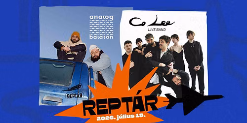 Co Lee Live Band \u00e9s Analog Balaton koncert a RepT\u00e1rban