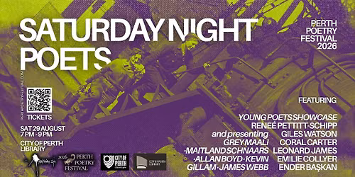Saturday Night Poets  |  Perth Poetry Festival 2026