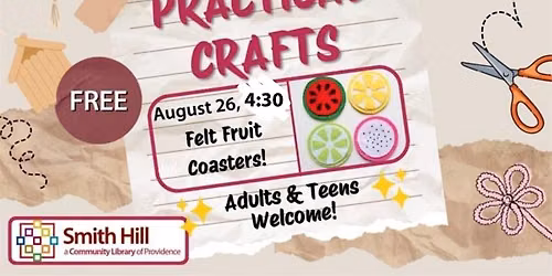 Practical Crafts - Felt Fruit Coasters