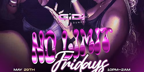 No Limit Fridays- Afrobeats x RnB x Hip Hop