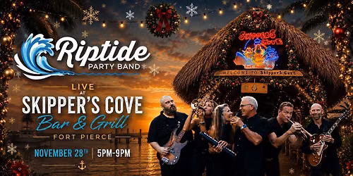 \ud83c\udfb6 Riptide Band at Skipper's Cove \ud83c\udf84