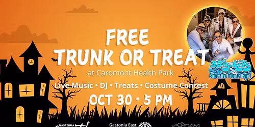 \ud83c\udf83\ud83d\udc7b Trunk or Treat + 90s Concert at CaroMont Health Park