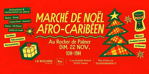 \ud83c\udf84\u2728 Le March\u00e9 de No\u00ebl Afro-Carib\u00e9en au Rocher de Palmer \ud83c\udf85\ud83c\udffe\ud83c\udf81\ud83c\udf1f