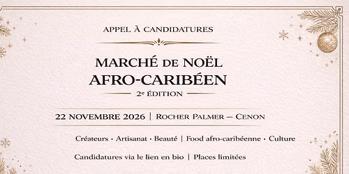 \ud83c\udf84\u2728 Le March\u00e9 de No\u00ebl Afro-Carib\u00e9en au Rocher de Palmer \ud83c\udf85\ud83c\udffe\ud83c\udf81\ud83c\udf1f