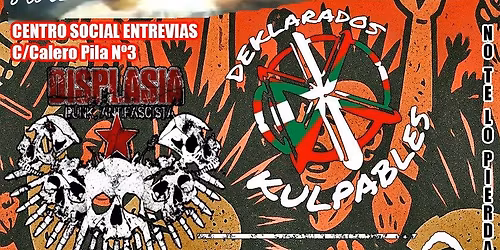 37 Hostias, Displasia y Deklarados Kulpables en el aniversario de Napo Rekords