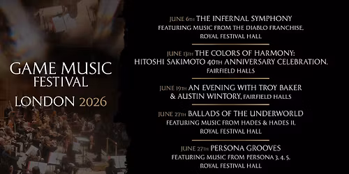 Game Music Festival 2026 - London