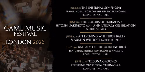 Game Music Festival 2026 - London