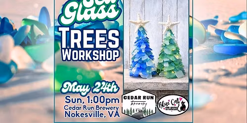 Sea Glass Tree Workshop at Cedar Run Brewery