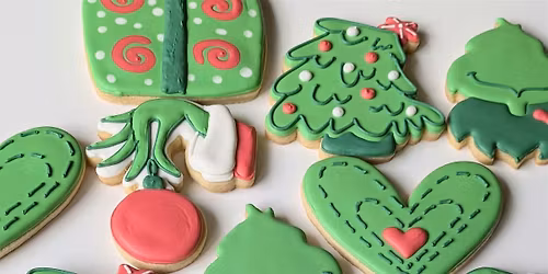 Grinch Cookie Class by Confectionery Perfections