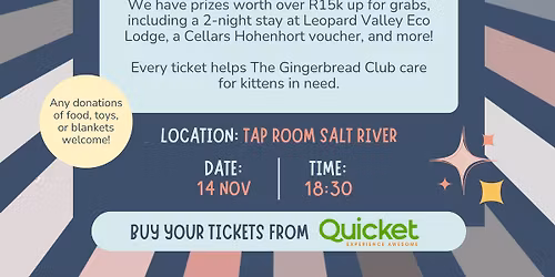 The Gingerbread Club Quiz Night
