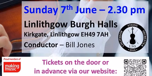 Linlithgow String Orchestra's 10th Anniversary Summer Concert
