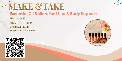 Make & Take: Essential Oil Rollers for Mind & Body Support