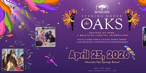 Oak Grove Center\u2019s 22nd Annual Evening Under the Oaks