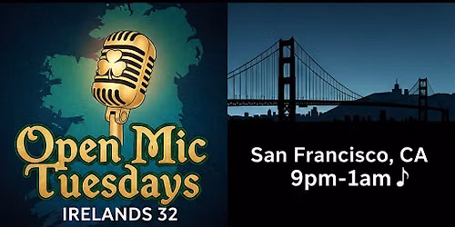 Open Mic Tuesdays! ( LATE NIGHT 9pm-1am)