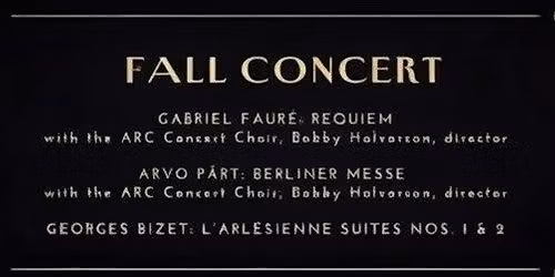 Orchestra and Concert Choir