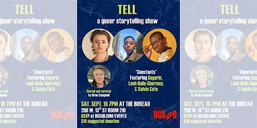 TELL, a queer storytelling show