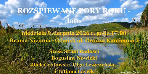 ROZ\u015aPIEWANE PORY ROKU - lato 2026