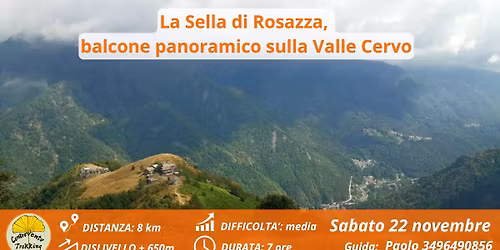 La Sella di Rosazza, balcone panoramico sulla Valle Cervo