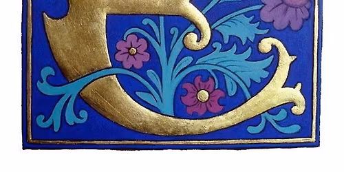 Beautiful Illuminated Letter