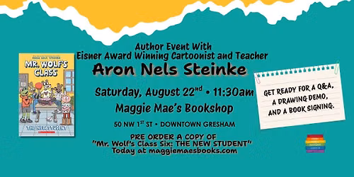 Aron Nels Steinke Author Event