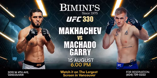 UFC 330 Watchparty: Makhachev vs. Machado Garry