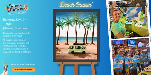 Miami Paint Party at Unseen Creatures \u2013 Beach Cruisin\u2019