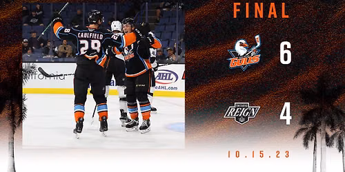 Coachella Valley Firebirds at San Diego Gulls