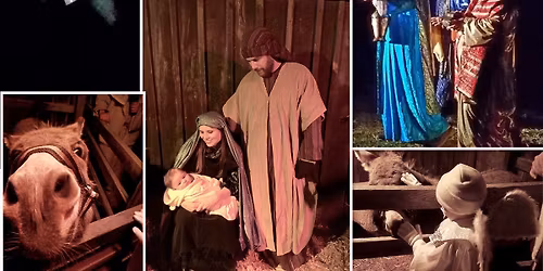 Outdoor Live Nativity Pageant December 19 & 20 at 7:30pm