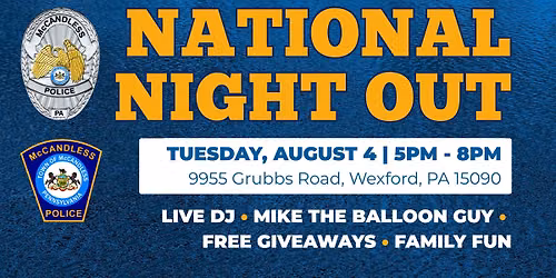 National Night Out in McCandless
