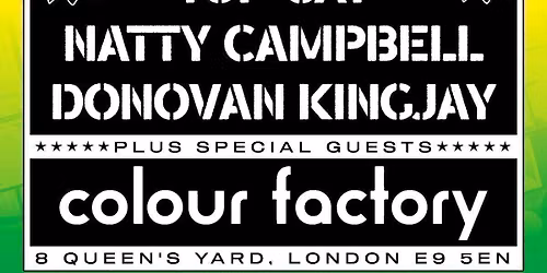 Reggae Roast Soundsystem Garden Session - FREE ENTRY - Hackney Wick
