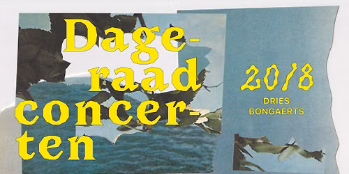 Dageraadconcert #1: Dries Bongaerts