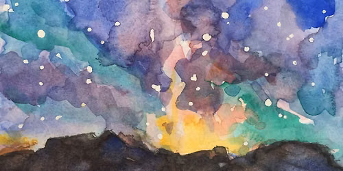 Art Class: Watercolor Night Skies Workshop