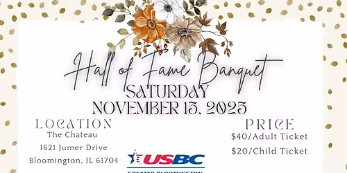 Greater Bloomington USBC Hall of Fame Banquet
