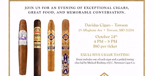 The Vault Series: Diamond Crown Event at Davidus Cigars Towson
