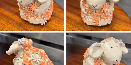 Pottery - Sheep \ud83d\udc11 sculpture Workshop