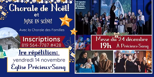\ud83c\udfb6\ud83c\udf841re R\u00c9P\u00c9TITION- CHORALE DE NO\u00cbL (Inscriptions en cours)