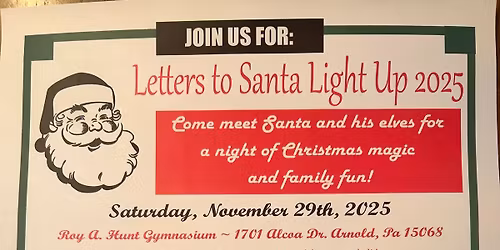 Letters to Santa Light Up 2025