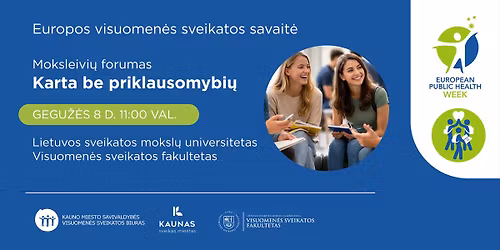 Moksleivi\u0173 forumas "KARTA BE PRIKLAUSOMYBI\u0172" 