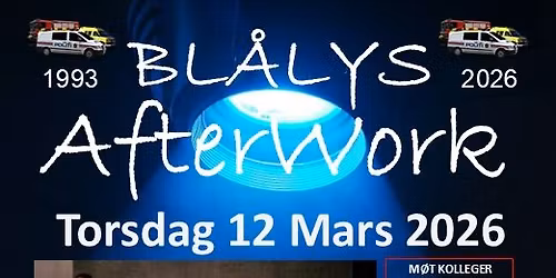 Bl\u00e5lys Afterwork Torsdag 12. Mars 2026 PROUD MARY OSLO