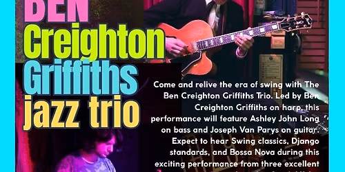 Ben Creighton Griffiths Trio live @The Hanging Gardens