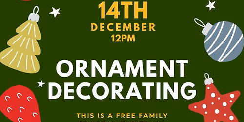 Free Ornament Decorating