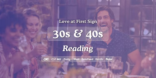 Reading Singles Night, 30s & 40s | Be At One | Love at First Sign