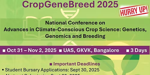 National Conference on\nClimate-Conscious\nCrop Science\n\nGenetics, Genomics and Breeding