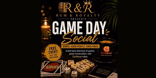 Rum & Royalty: Game Day Social at CariBBrew