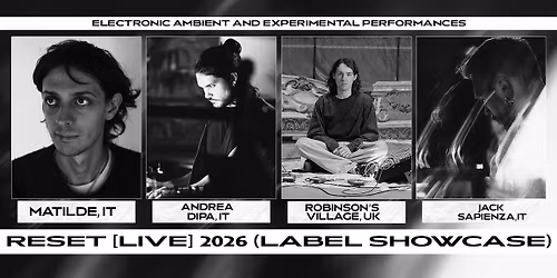 Reset Live 2026 Label Showcase April Edition
