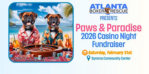 Paws & Paradise - 2026 Casino Night Fundraiser