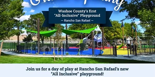 Playground Grand opening at Rancho San Rafael